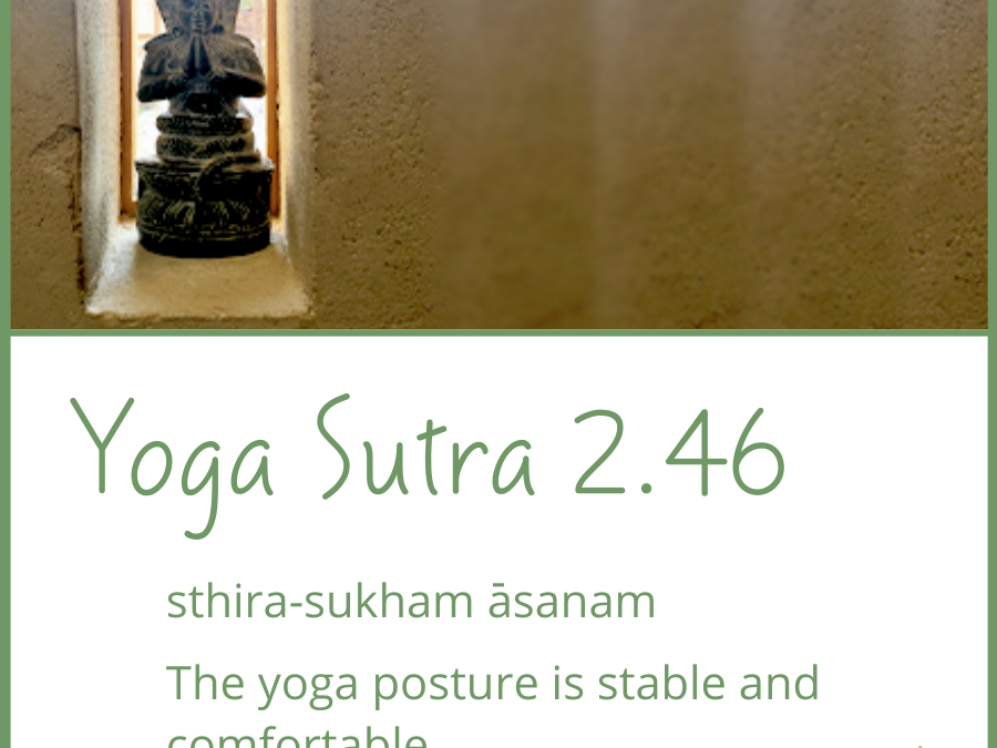 Exploring the Yoga Sutras of Patanjali: Sutra 2.46