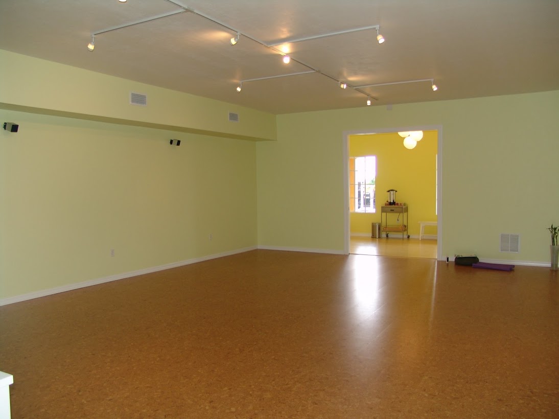 The Yoga Sanctuary's first studio space