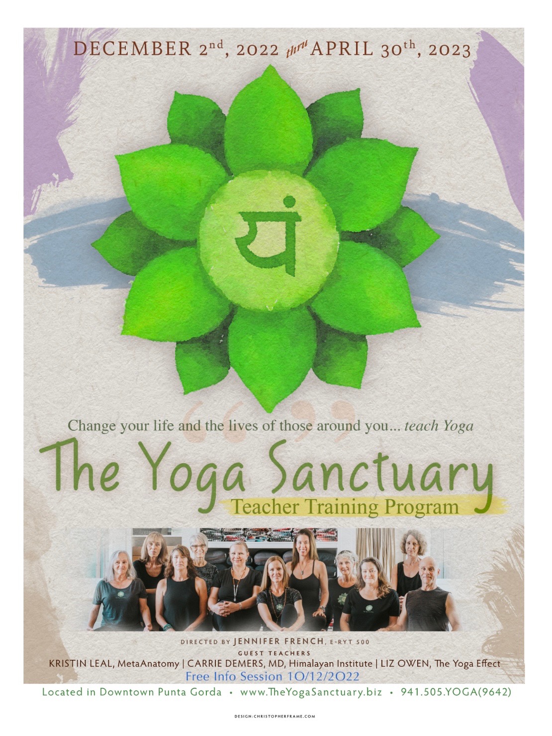 Yoga Teacher Training at The Yoga Sanctuary 2022